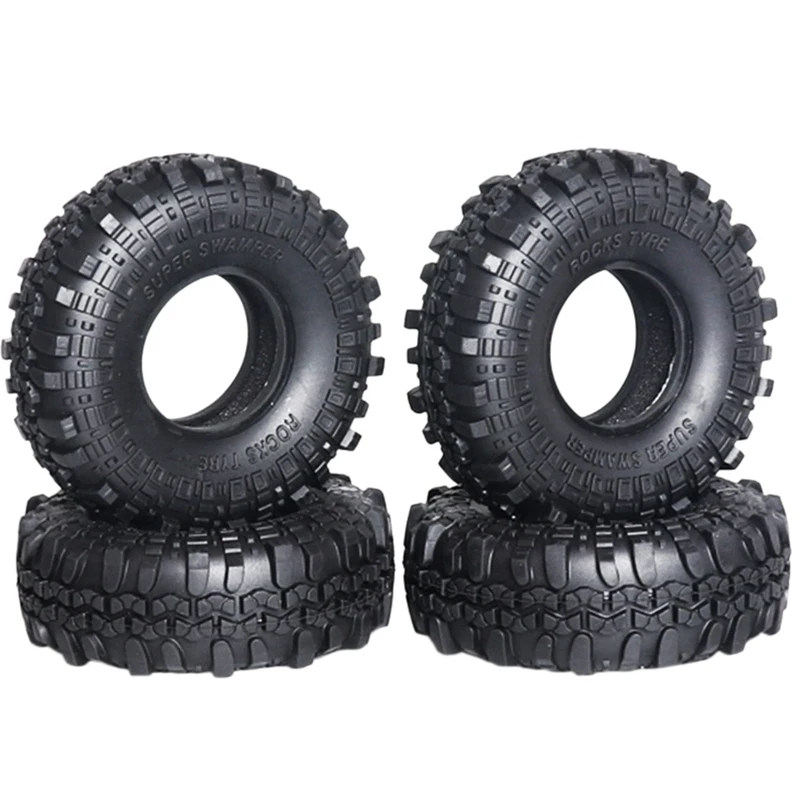 1/10 1.9 Inch Climbing Car Tire Skin 110 Mm Tire Belt Sponge Inner Liner Tire Width 36 Mm (A Set of