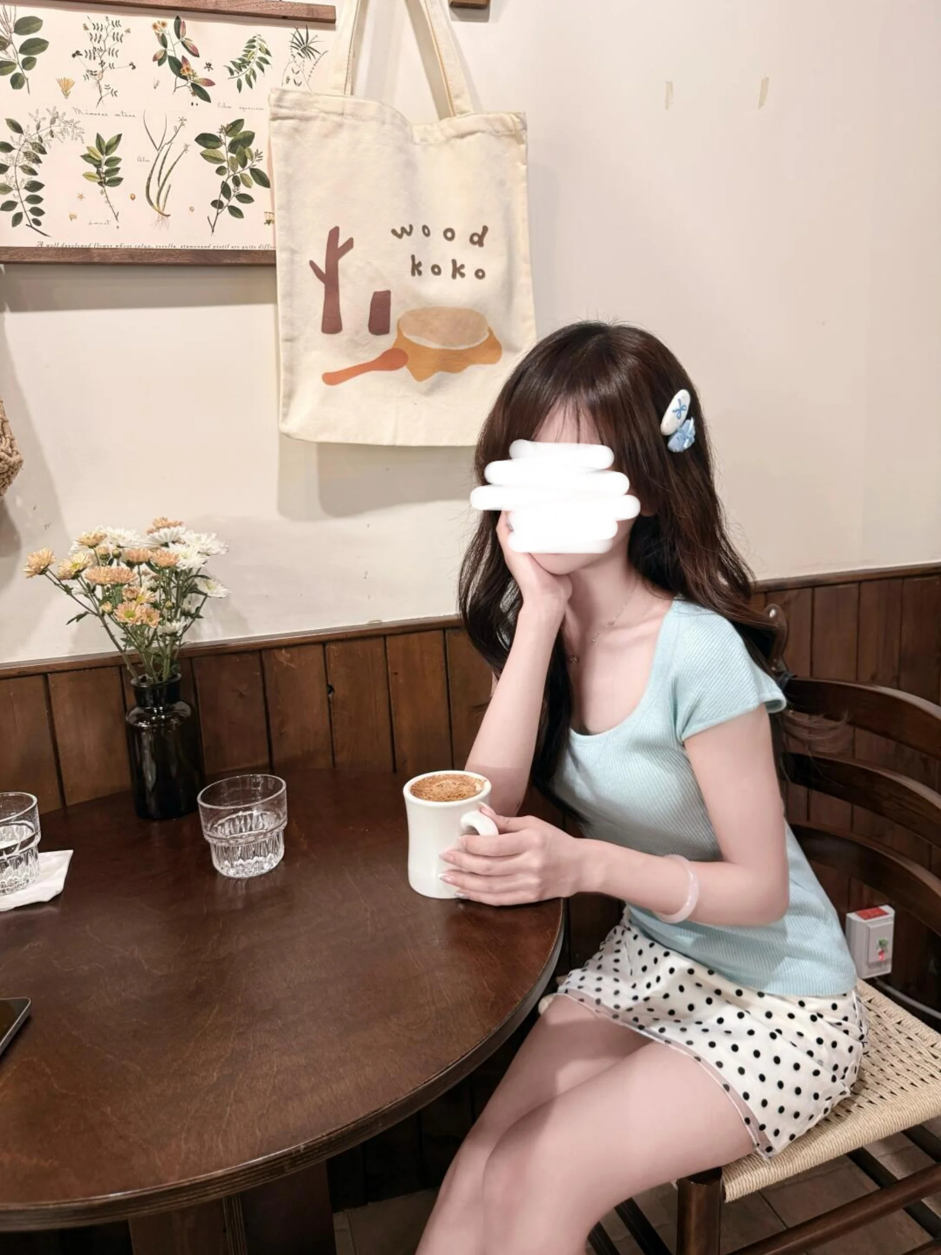 Dopamine U-Neck Slim Fit Knitted Short Sleeve T-Shirt Women Summer Small Size Simple Matching Small Flying Sleeve Short Beaut...