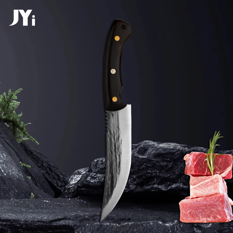 Forged Butcher Boning Knife Handmade Kitchen Chef Knife Meat Fish Slaughter Cutter Cleaver Filleting Stainless Steel Knives