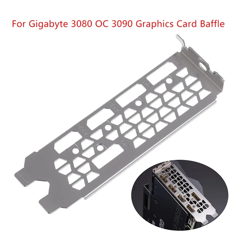 1Pcs IO I/O Shield BackPlate Baffle For Gigabyte 3080 OC 3090 Blocking Plate Graphics Card Baffle Bezel