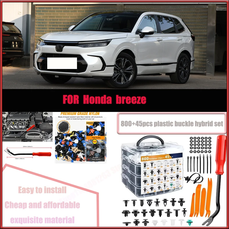 

For Honda breeze Audi BMW Toyota Car Plastic Retainer Clips Kit 800+45pcs Auto Fender Push Pin Car Fastener Clip Mixed Set