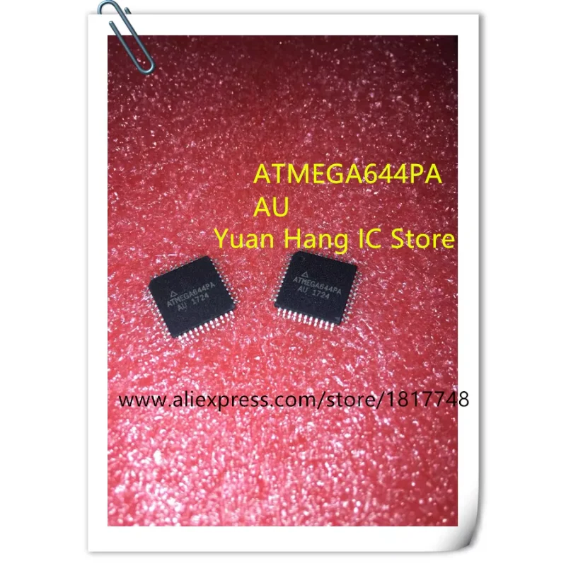 Free Shipping 5pcs ATMEGA644PA-AU ATMEGA644PA ATMEGA644 TQFP-44 8 bit microcontroller