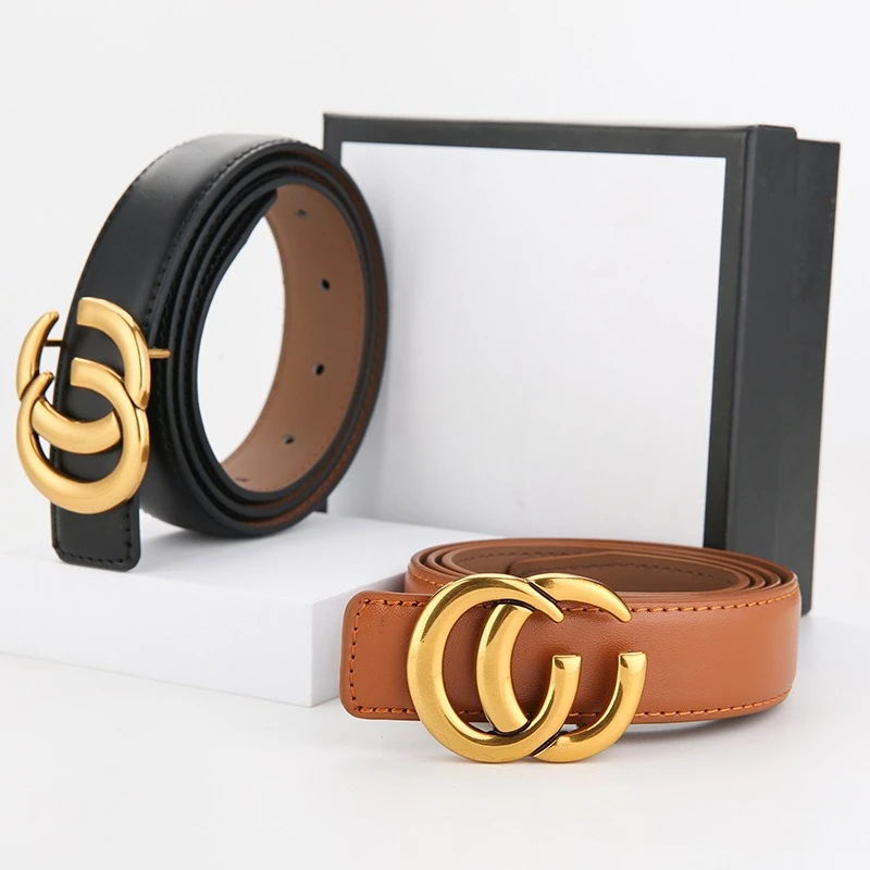 Luxury Belt Women's Leather Versatile Jeans with Decorative Black Belt High-end Feel 2023 New Design Sense Niche Brand