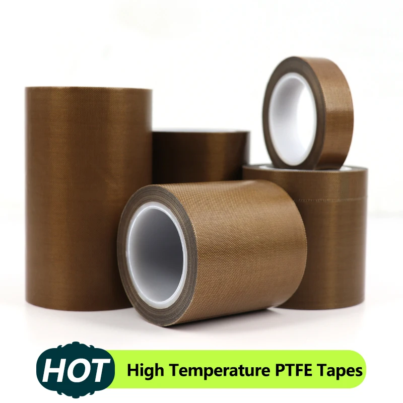 

Width 50~100mm PTFE Tape Adhesive Cloth Insulated Thickness 0.13mm 0.18mm High Temperature Resistant Sealing PTFE Tapes