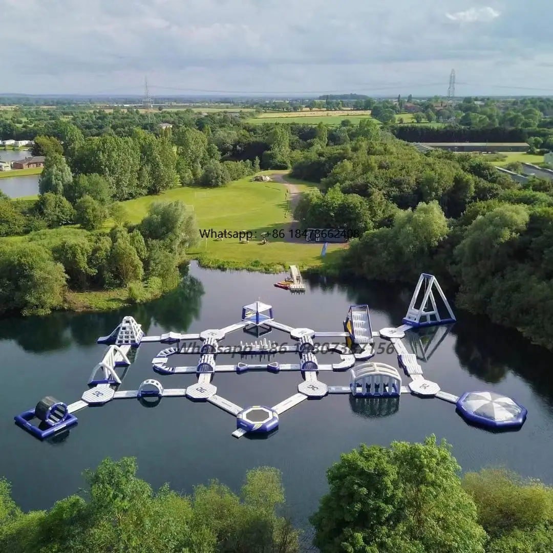 Factory Price Floating Aqua Park Large Inflatable Parks Inflatable Water Amusement Park Amazing Play Equipment