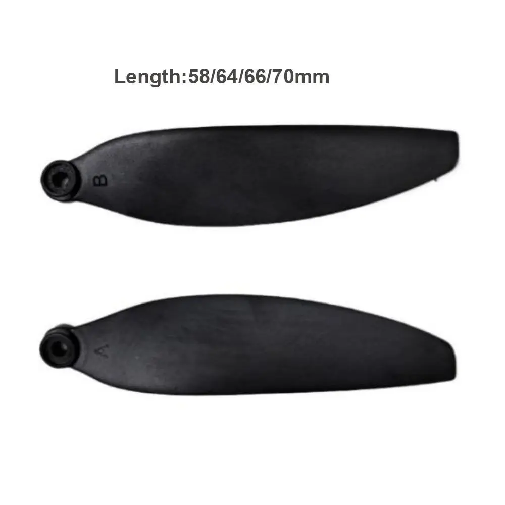 Universal Folding Drone Propeller Plastic 58/64/66/70mm Remote Control Drone Parts Black Coffee Motor Platform Drone Fan