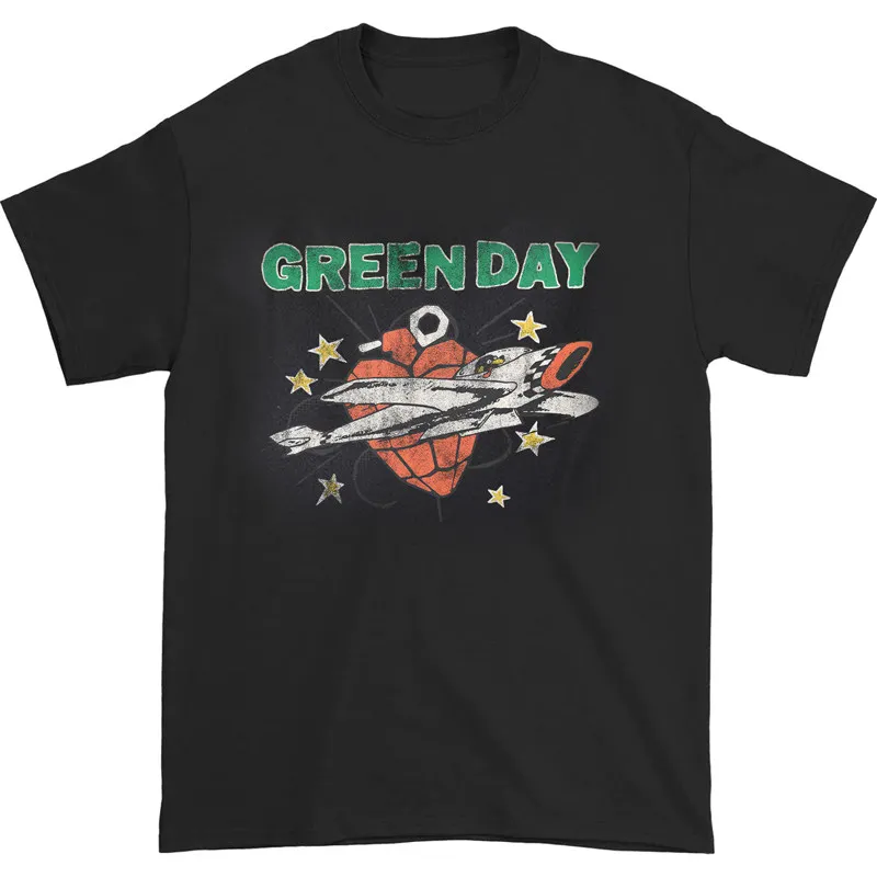Camiseta informal de rock de la banda Green Day, camiseta de lujo de la marca Band para hombre y mujer