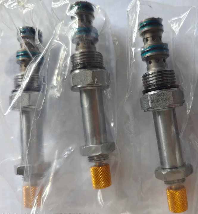 Hongshan Hydraulic Solenoid Cartridge Valve with Manual Override 210 Bar Max Pressure & 20L/min Flow Rate SV08-33M