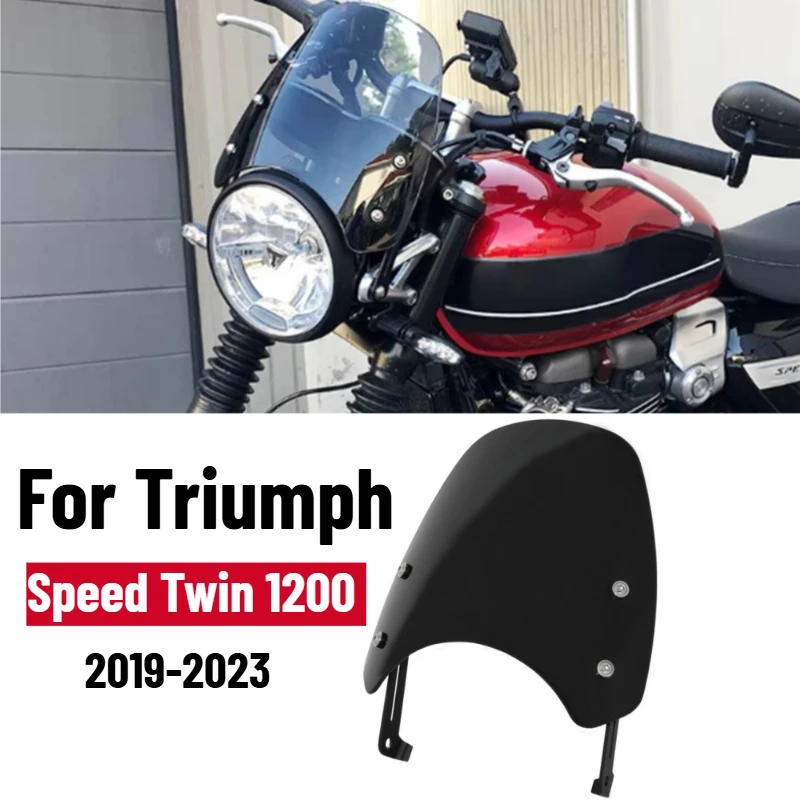 For Triumph Speed Twin 1200XE 1200XC 1200BE 2019-2023 Motorcycle Windshield Windscreen 1200 XE XC BE Wind Deflector Shield Guard