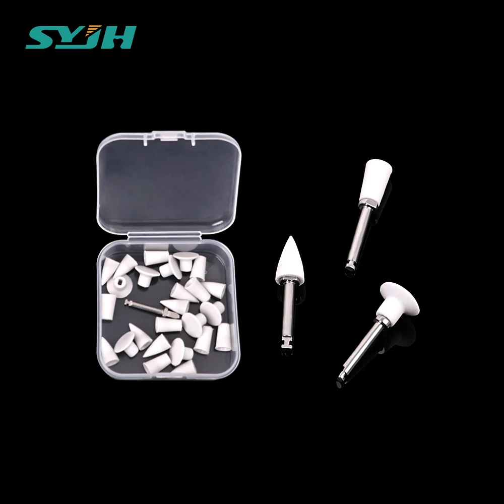 

25Pcs/Box Dental Composite Polisher Finishing Cup Polishing Inverted Cone Finish Point CA 2.35MM Mandrel Dentist Polishing Tools