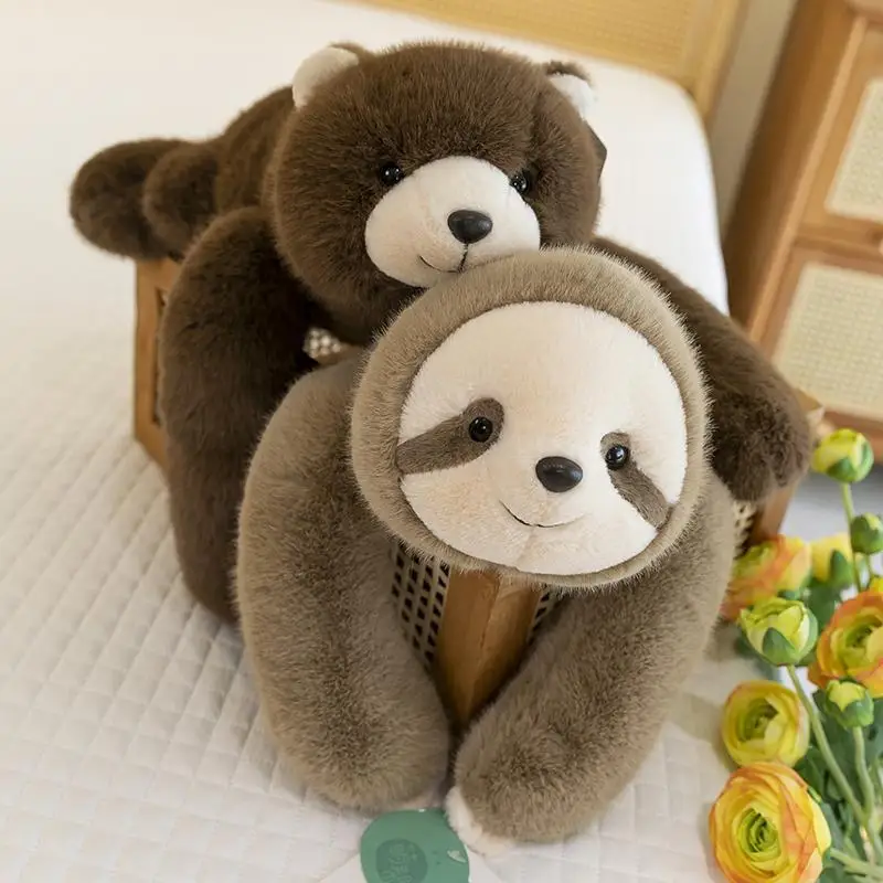 الذراع الطويلة الحيوان المرجح محشوة الحيوان لينة كسول رقيق أفخم الحيوان أفخم الراكون كوالا الدب الزرافة محشوة أفخم مخدة ناعمة #3