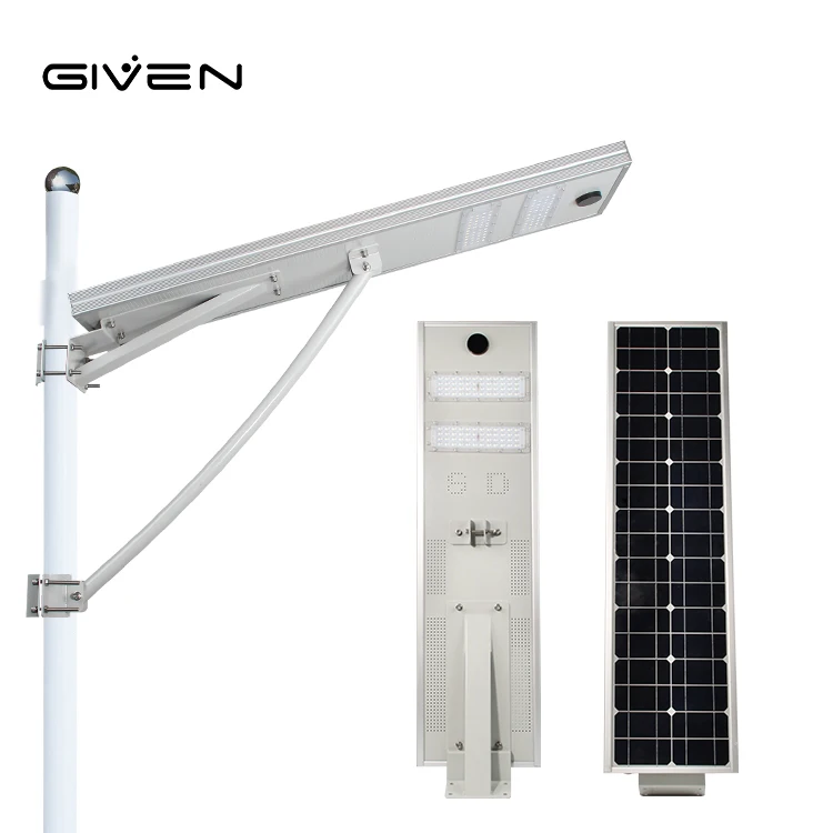 High Lumen IP66 Waterproof Aluminum SKD 30W 40W 50W 60W 80W 100W 120W 130W 200W Integrated All in One Solar Street Light