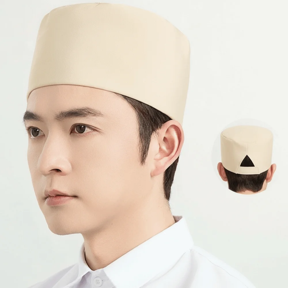 New Breathable Chef Hat Working Cap Universal Kitchen Dome Cap Mesh Japanese Cuisine Hat For Hotel Restaurant
