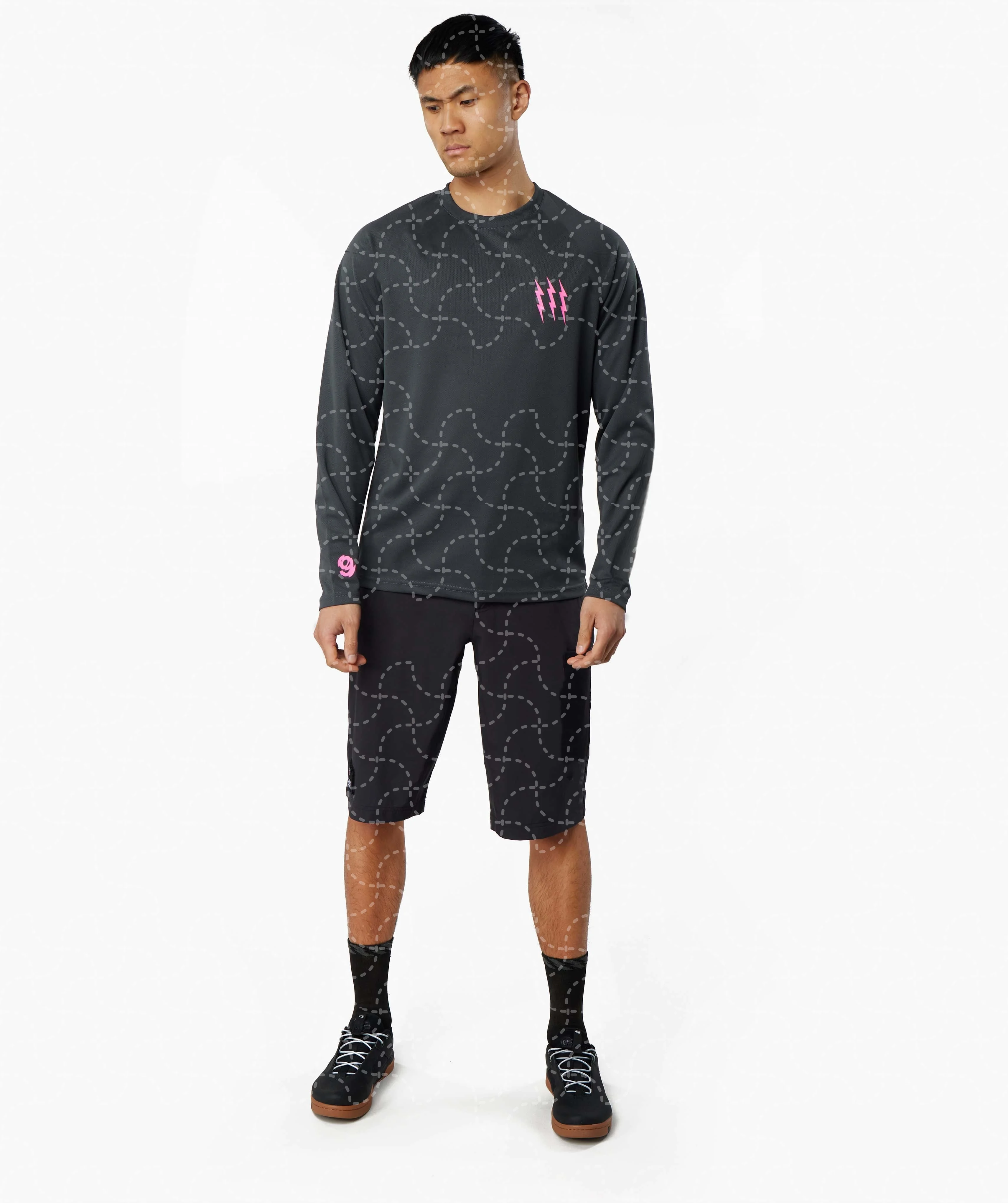 

Summer Motorcycle Riding Training Clothes Long Sleeved T-shirt Oversized Loose Moto Riding Breathable Quick Drying Technology