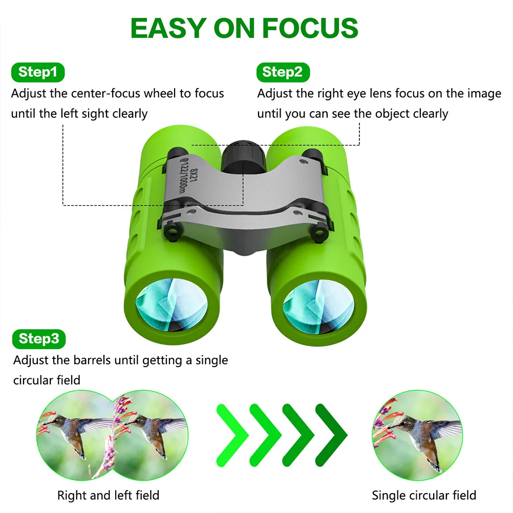 

1Pcs Children High Definition Portable Kids Compact Outdoor Educational Telescope Adjustable