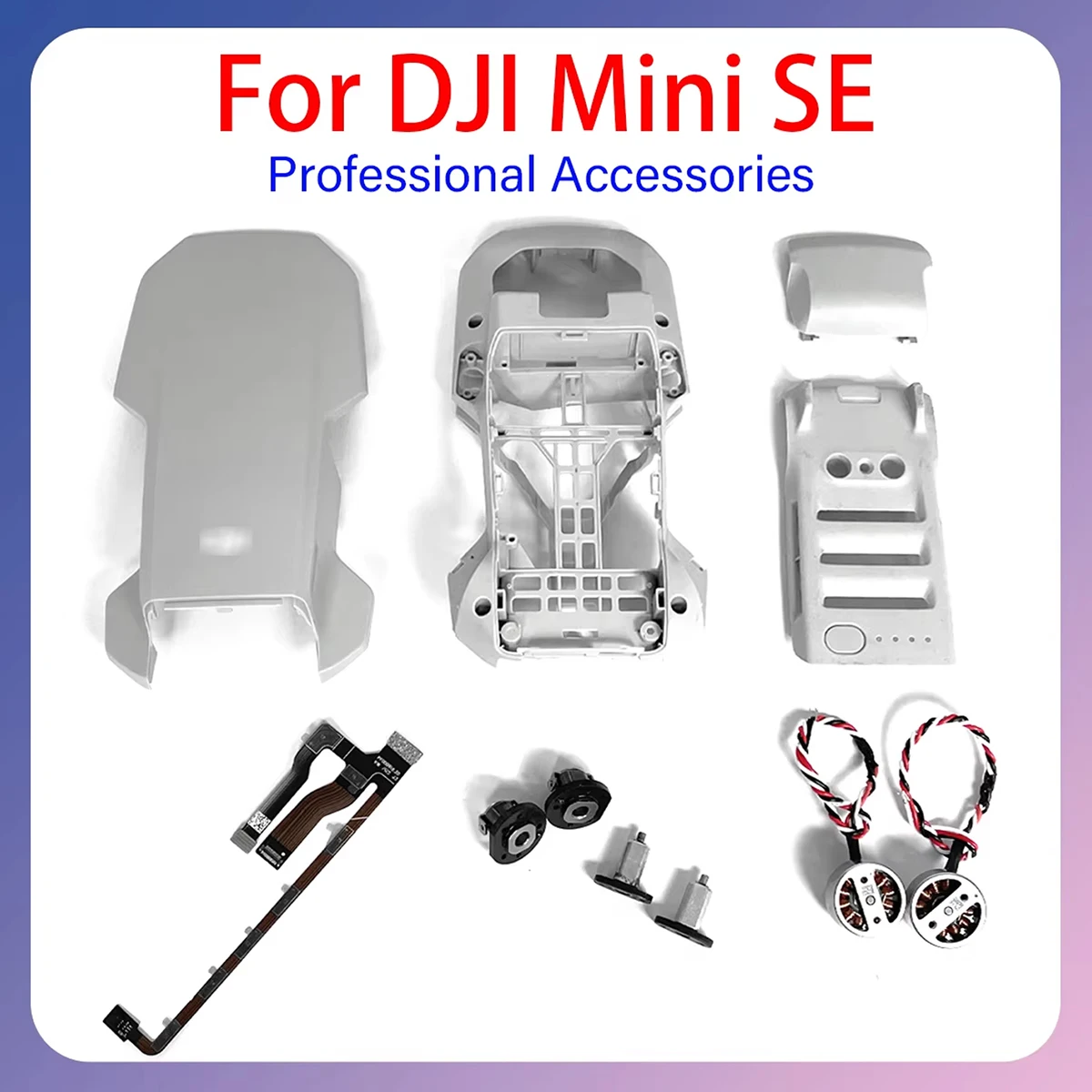 Original Mini SE gimbal universal joint shell  front  rear left and right arm 3-in-1 flexible flat cable power motor drone parts