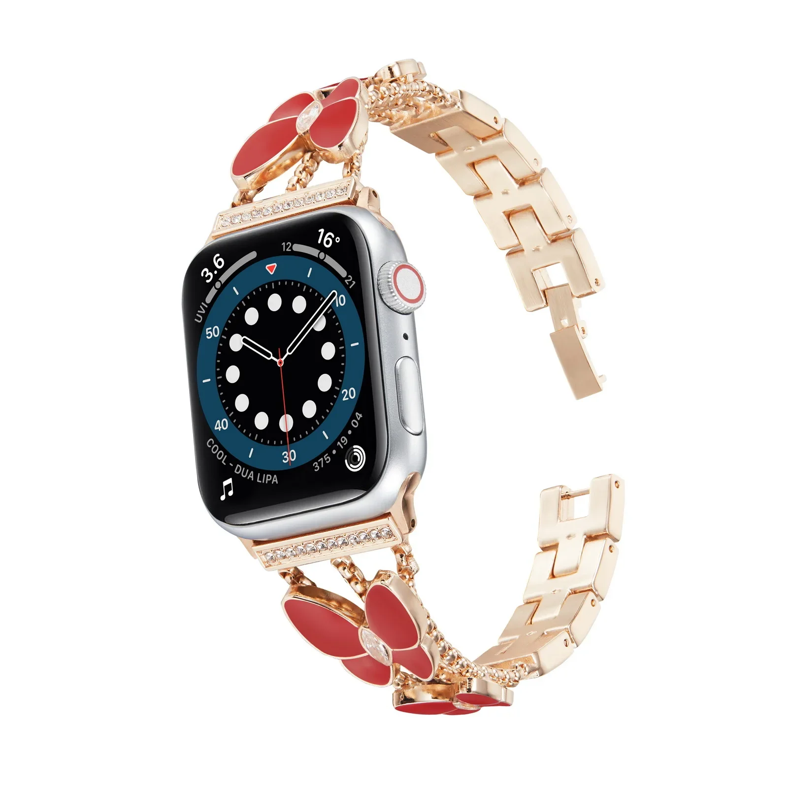 Metal+diamond strap for Apple watch Ultra 10 9 8 7 41mm 45mm 46mm 49mm 6 5 4 SE 44mm 40mm Women Belt for iwatch 3 42mm 38mm band