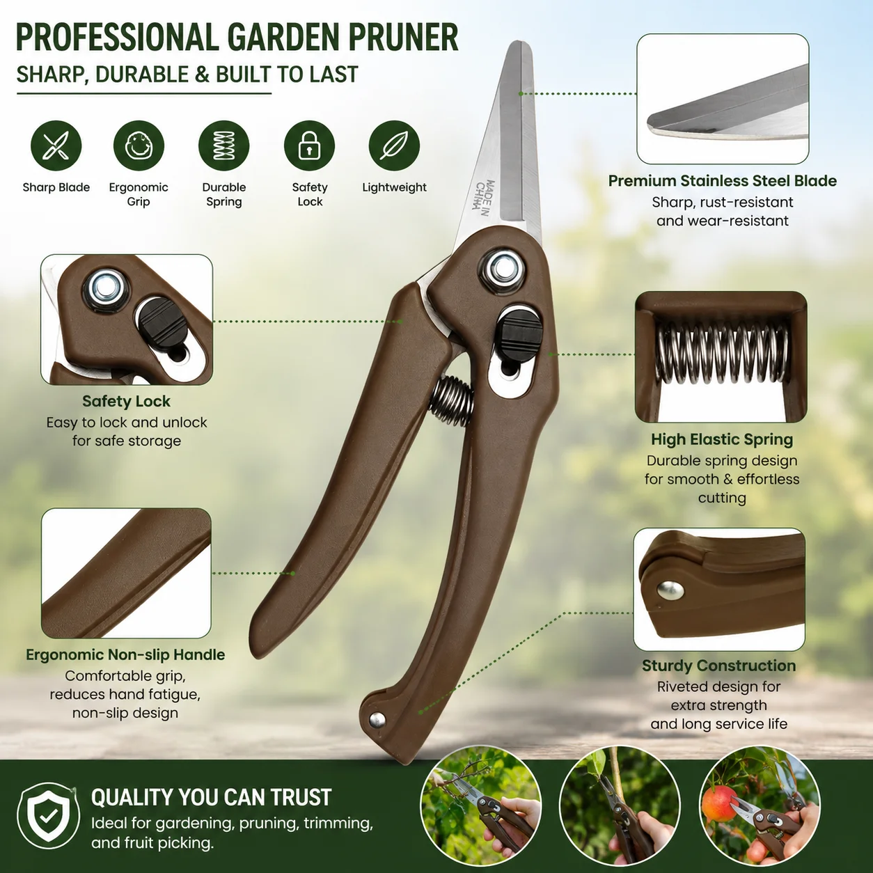 Tijeras de Podar de Jardín de  - Garden Hand Trowel reseña y precio
