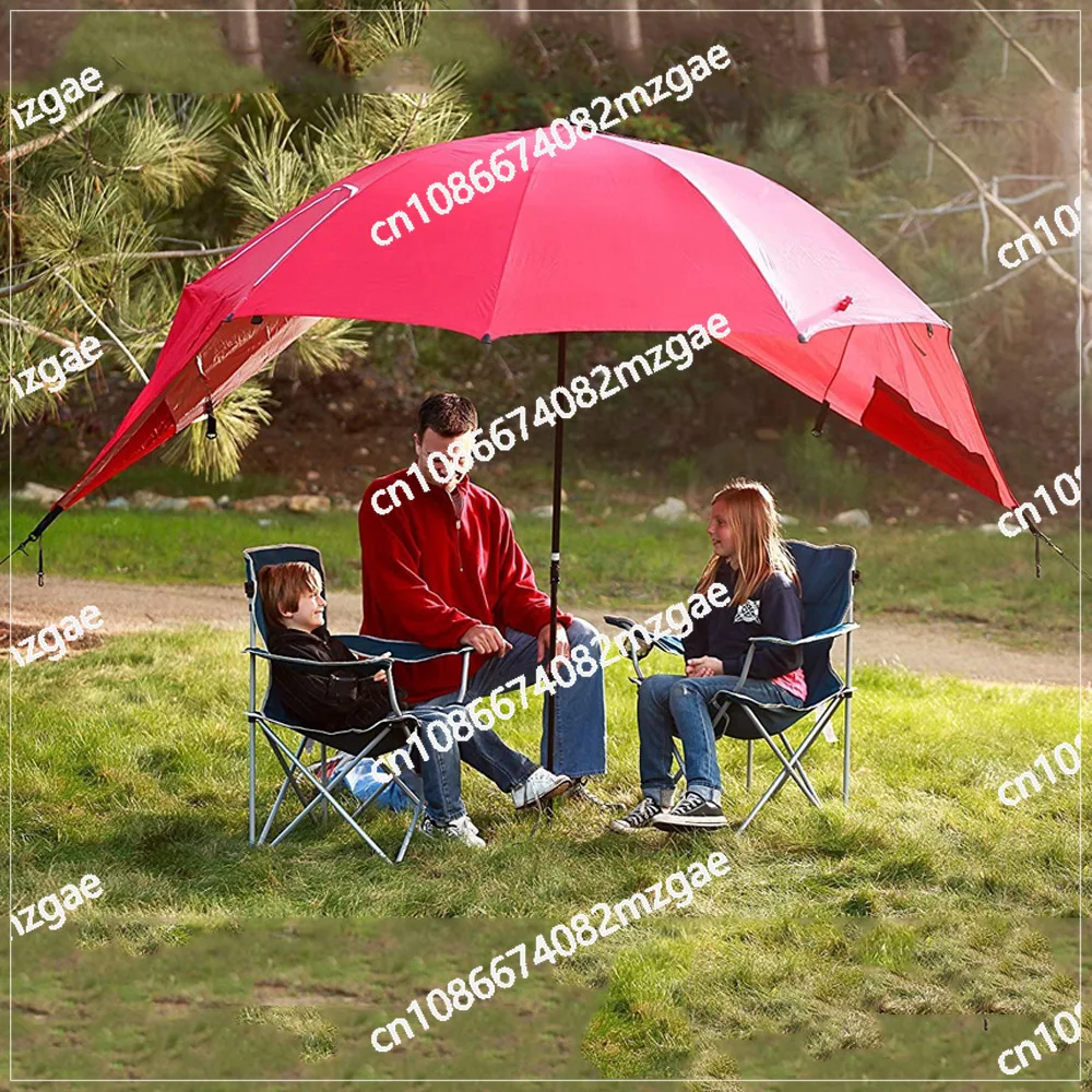 Sports Outdoor Portable Multifunctional Shade Beach Tent Umbrella with Window Fishing Beach Umbrella