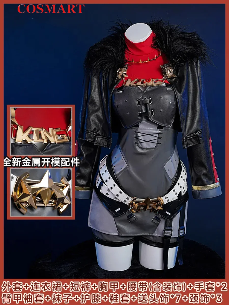 Zenless Zone Zero Caesar King Women Cosplay Costume Cos Game Anime Party Uniform Hallowen Play Role Clothes Clothing Dress