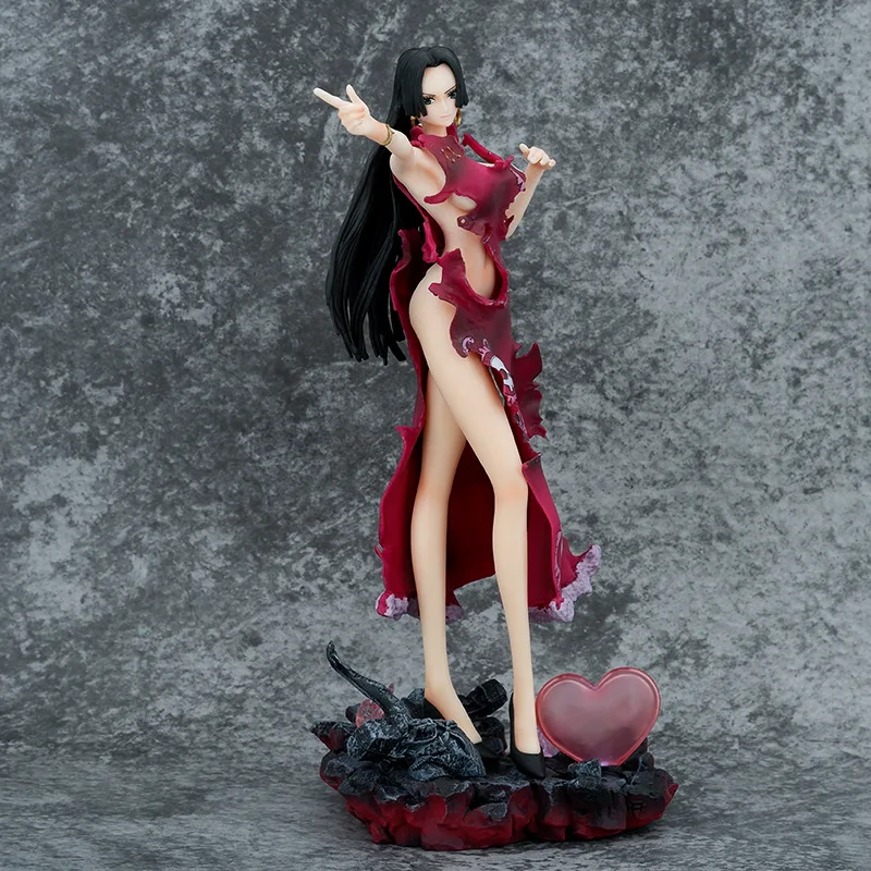 Figura de Anime GK Boa Hancock One Piece, modelo Mainan, tokoh-aksi, tokoh-gadis, Cantik, Seksi, Yang, Ringan, dengan, Den, Mushi, Manga