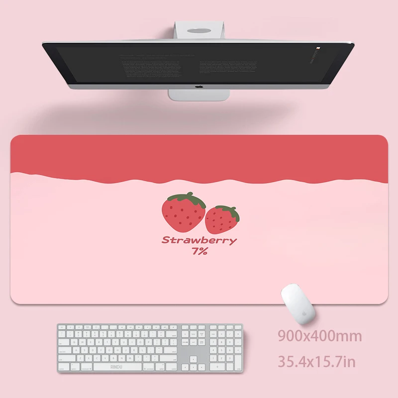 Rose mignon Tapis De Souris Gamer Souris Tapis de Souris Grand Tapis De Souris De Bureau Clavier Tapis Coussins de Table tapis de Souris Tapis De Souris de Conception