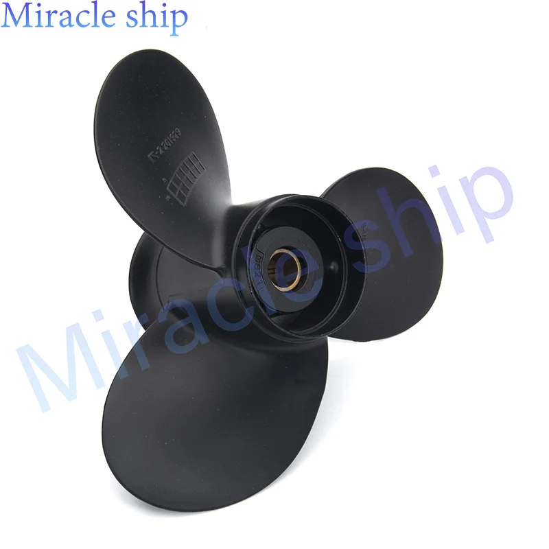 

Пропеллер 9 1/4x8 для подвесного двигателя Suzuki 8-20 л.с. 58100-91D00-019 Морской пропеллер из алюминиевого сплава, 10 шлицевых зубьев, 3 лопасти