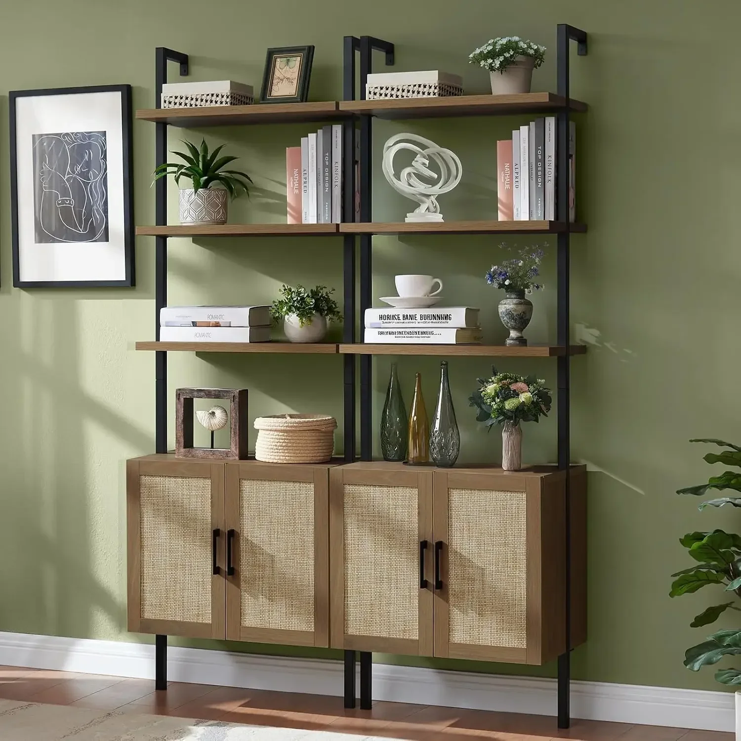 5 Tier Book Shelf Set of 2, 73