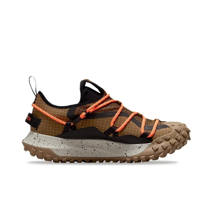 Nike Brown ACG Mountain Fly Low GTX SE Outdoor Functional Shoes Anti-slip and Wear-resistant for Men and Women