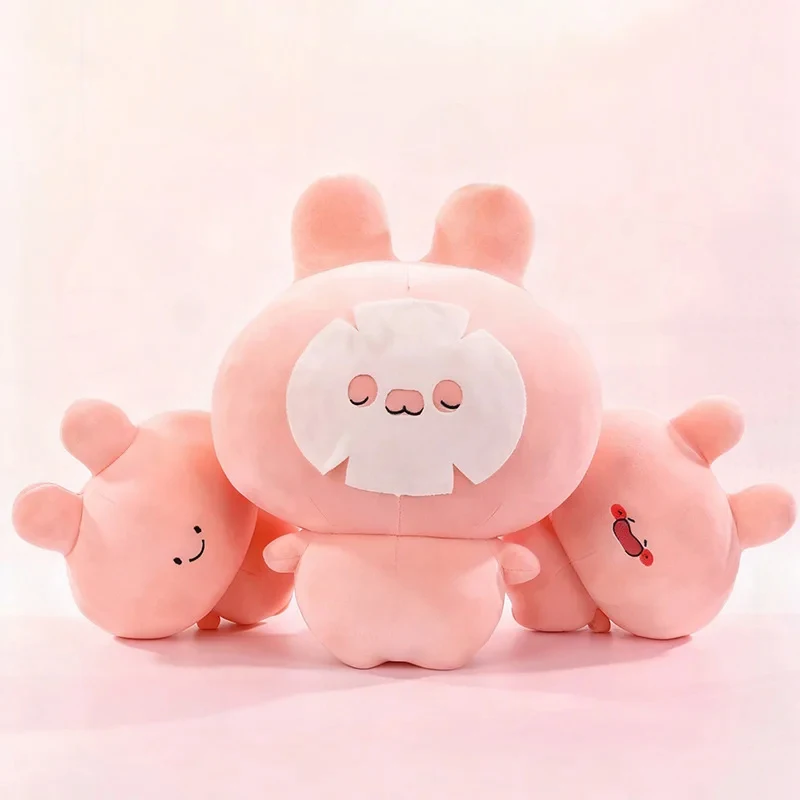 

30/60cm Kawaii Asamimi Plush Doll Cute Toys Cartoon Pink Rabbit Soft Hug Pillow Home Decoration Girl'S Birthday Gift in Stock