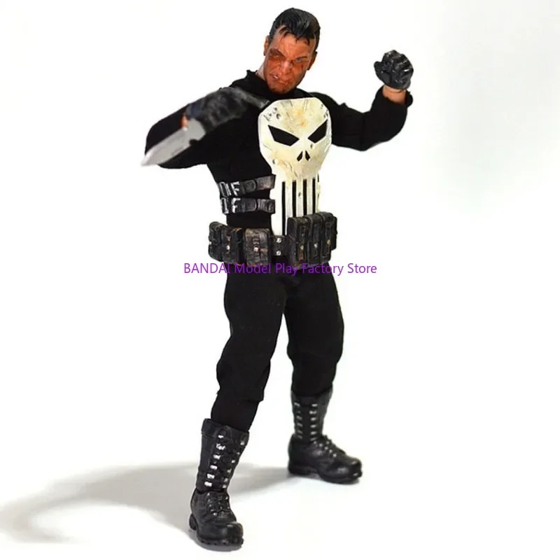 أعجوبة 1/12 Mezco النمل المعاقب Sdcc القماش المنقولة 6 بوصة الشكل دمية يدوية الصنع نموذج الأبيض العقوبة العم الجمجمة نحت اللعب