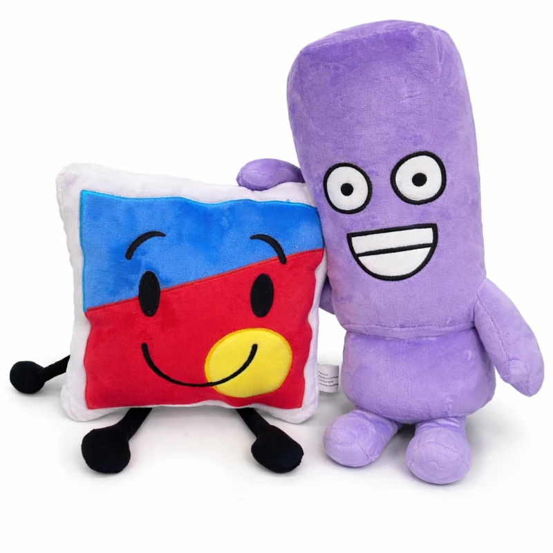 

2026 New BFDI Plush Toy Battle For Dream Island Plushie Soft Stuffed Cute Cartoon Anime Doll Kids Birthday Gift Room Decor