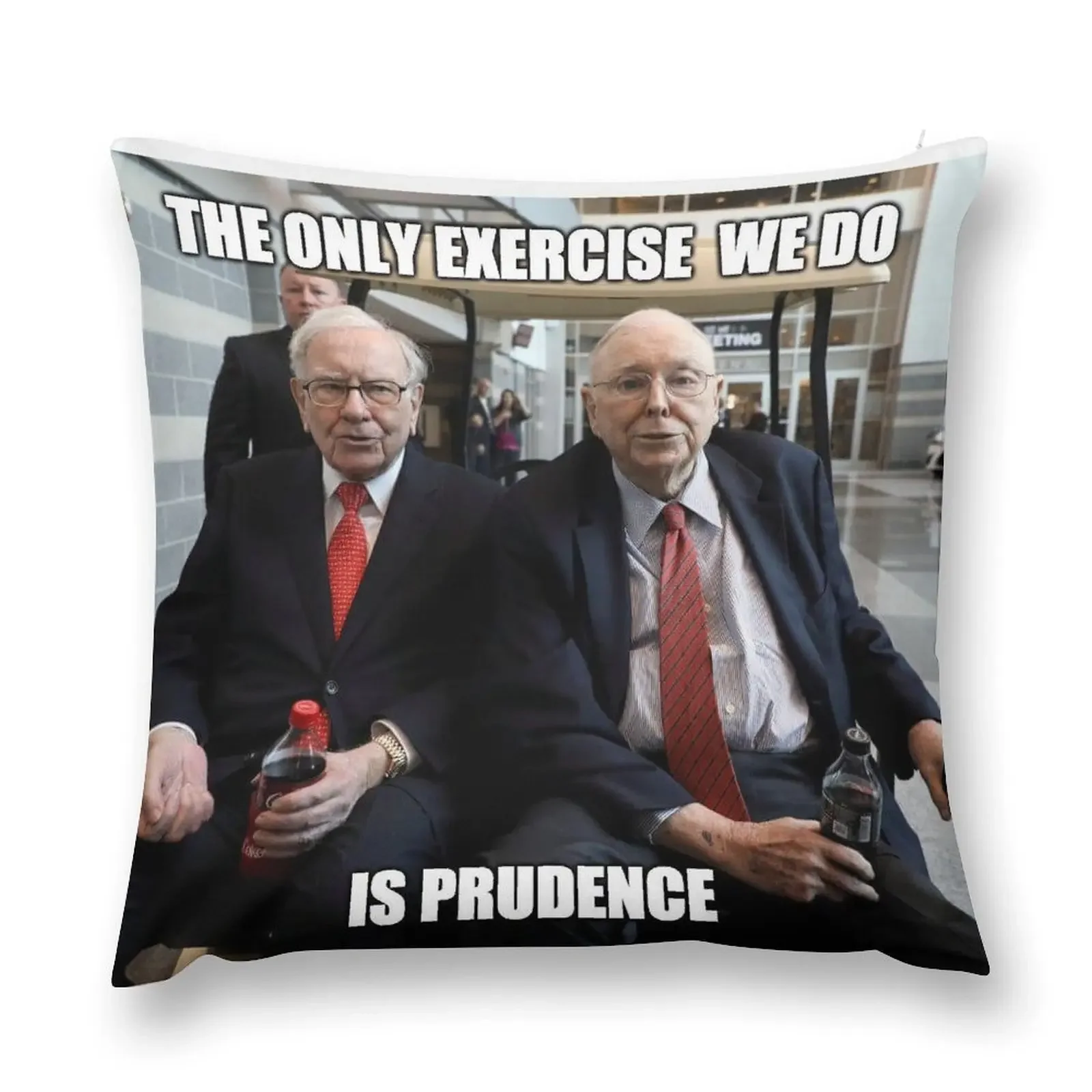 warren buffett charlie munger Throw Pillow christmas pillow case Sofa Cover Cusions Cover pillow