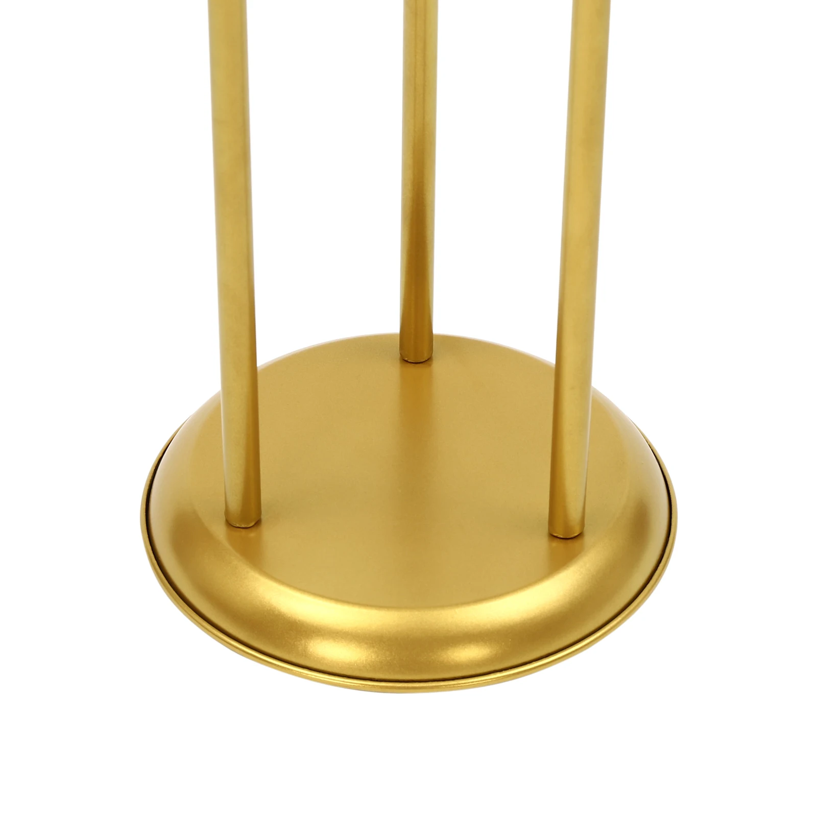 6 Pcs Gold Columnar Flower Display Stand | 2080cm, Floor Mount, Carbon Steel Columnar Flower Display Racks