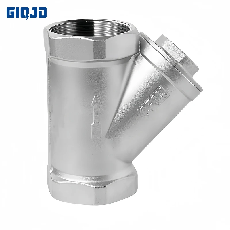 

Фильтр-клапан Y-образный из нержавеющей стали 304/316 с внутренней резьбой G2 BSP 1/4, 3/8, 1/2, 3/4, 1 дюйм для насосов-повысителей давления и счетчиков воды