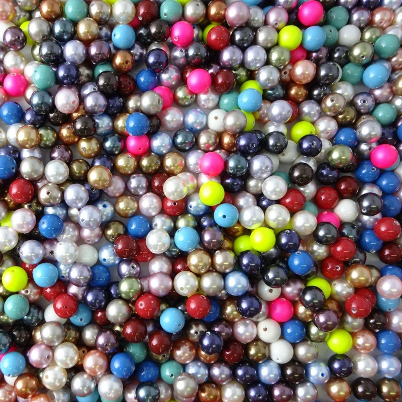 5810 100% Original Crystal Iridescent color series Matte Pearl full drilled hole for DIY loose beads jewelry