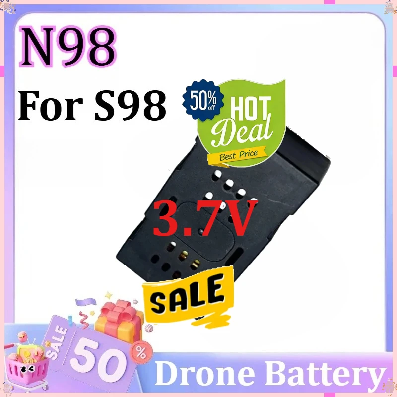 

For S98 Remote-controlled Aircraft Glider N98 3.7V Drone Battery Foam Fighter Plane High-capacity Battery