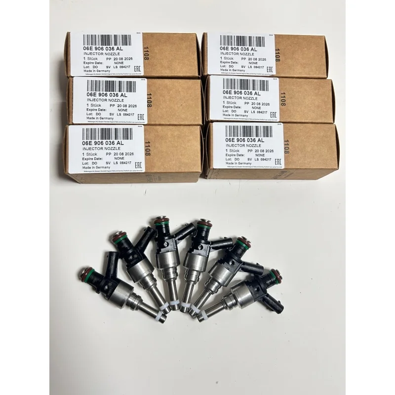 6pcs 06E906036P 06E906036AL Fuel Injector Direct Replacement for 3.0T V6 Petrol SUV Saloon Wagon Van Auto Parts 2008 to 2018