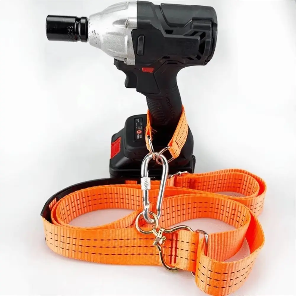 Adjustable Drill Shoulder Strap Nylon Thicken Drill Harness Comfortable Fit Swivel Connection Power Tool Strap Drilling Sessions
