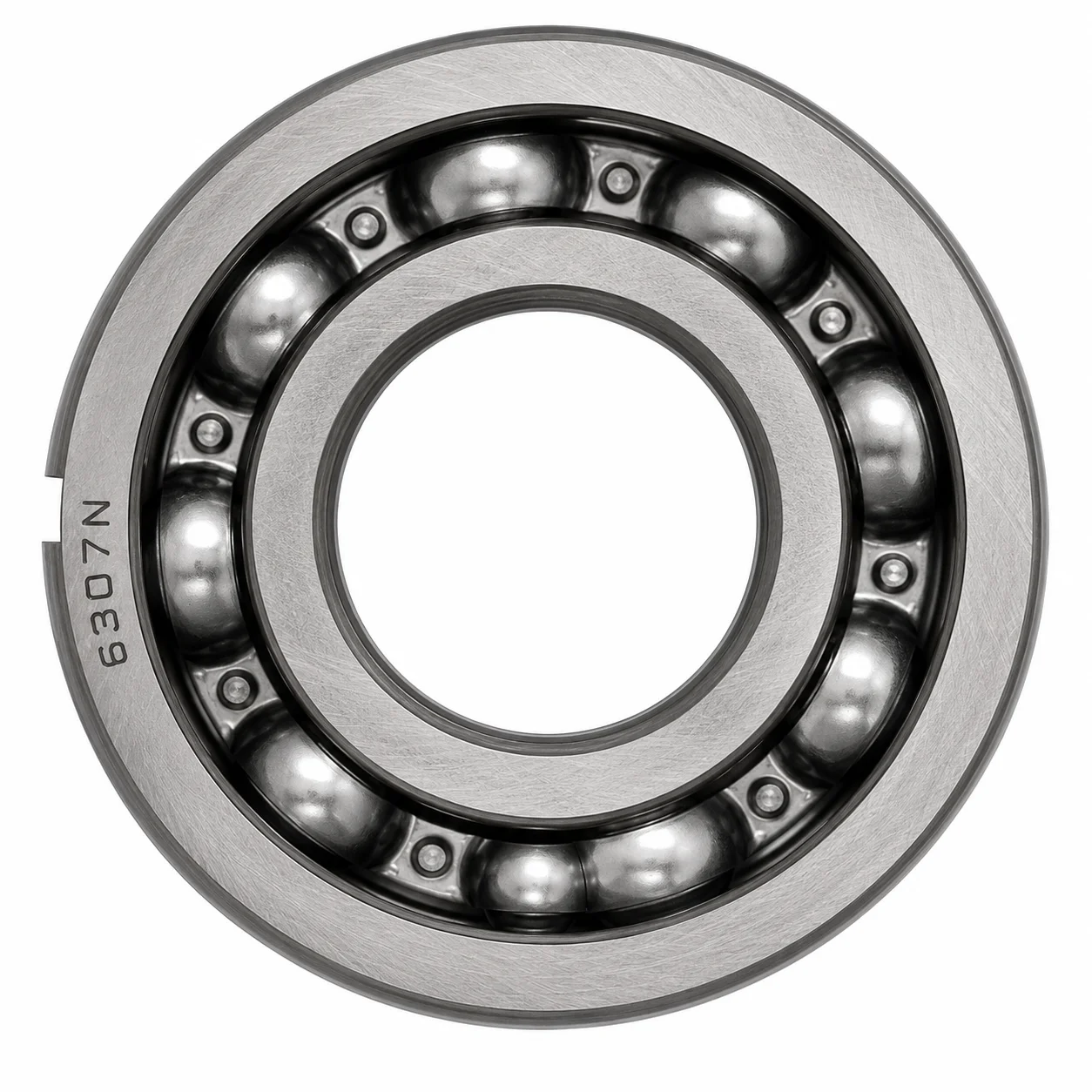 6307-2RSN Double Rubber Sealed Deep Groove Ball Bearing With Snap Ring Groove Dustproof Stable For Motors Agricultural Machinery
