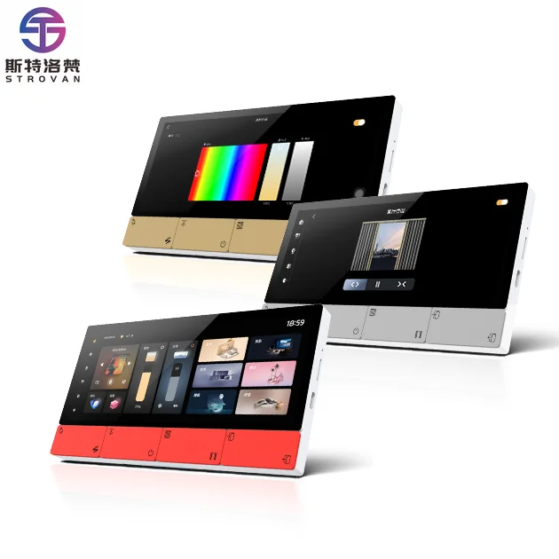 

STLF Tuya F5 Zigbee Gateway EU/UK Compatible Smart Control Panel for Smart Life App Smart Home Kits & Systems