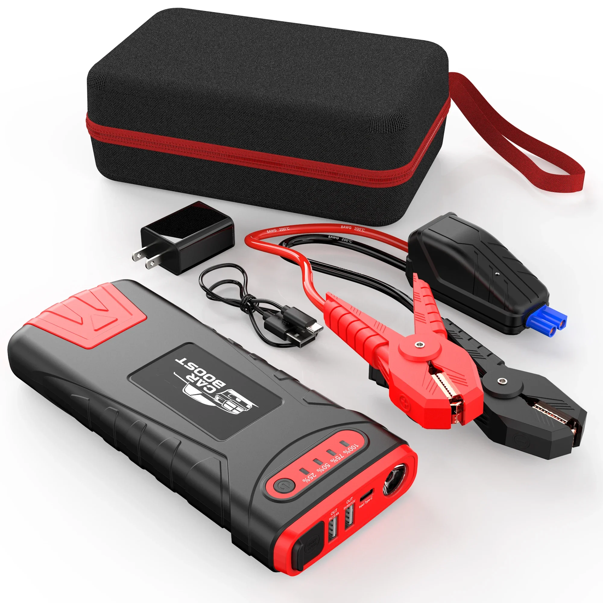 High Quality Portable Super Capacitor Jump Starter/Powerbank Jump Starter/Portable Car Jump Starter