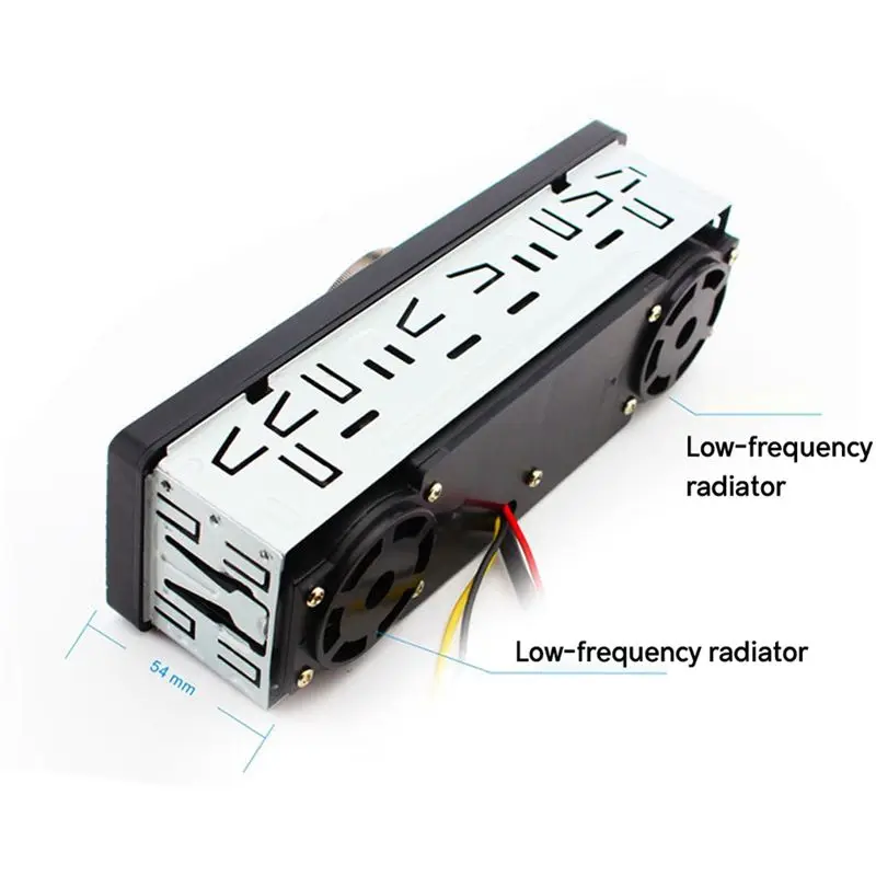 MP3 Music Player 12V Electric Car Radio With SD Card, Bluetooth, High-Quality Loudspeaker Built-In Stereo Speaker System