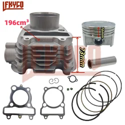 67mm Motorcycle Cylinder for Yamaha AG200 ZS200-GY LZX200GY-2 LY200 TW200 AG200E AG200F AG200FK 36X-11310-00 Engine Piston Parts