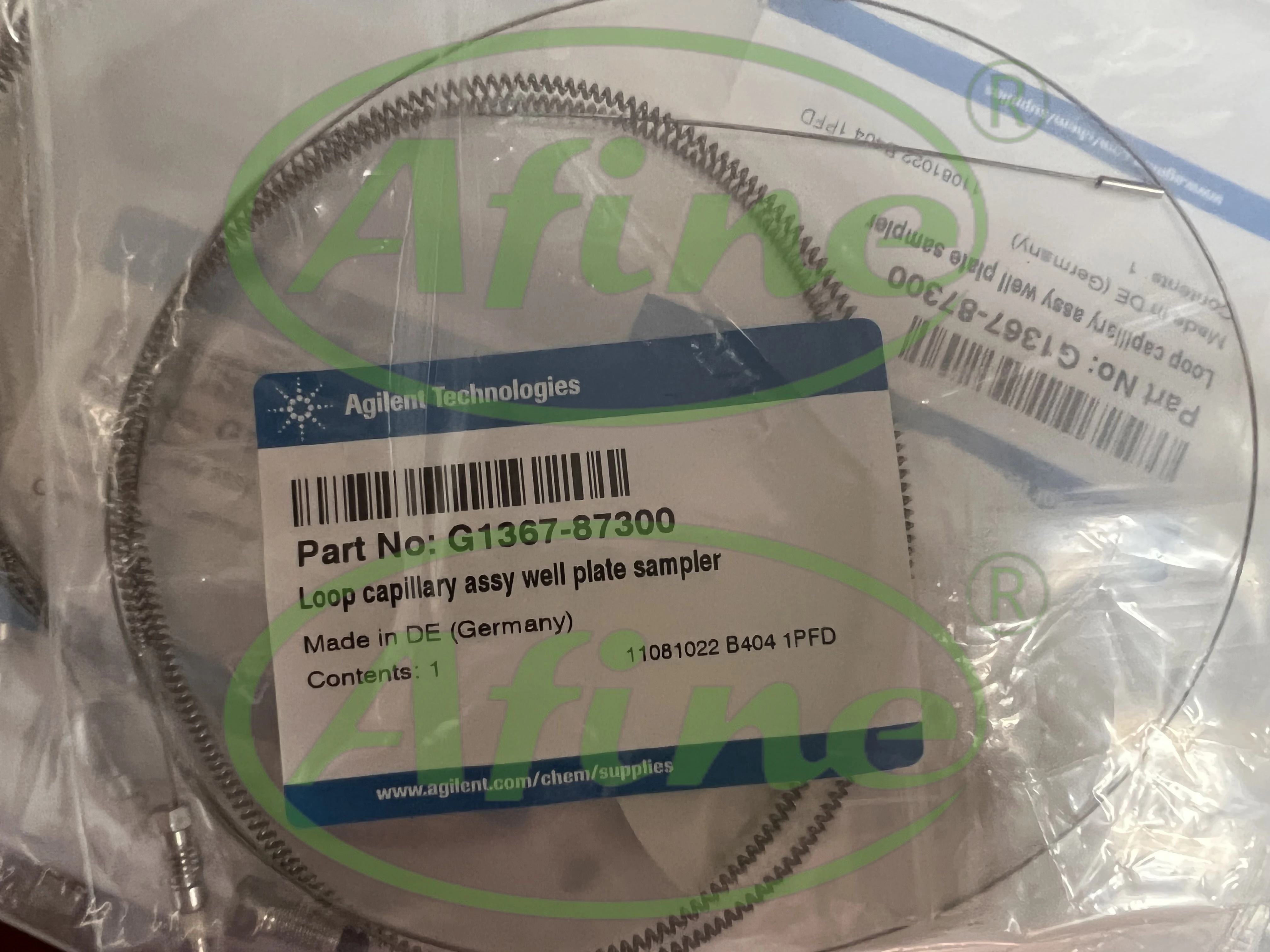 

AFINE Agilent Repair Part, G1367-87300, Sample Dosing Ring, Stainless Steel, 100 µL. for G1367A/B/C Well Plate Samplers