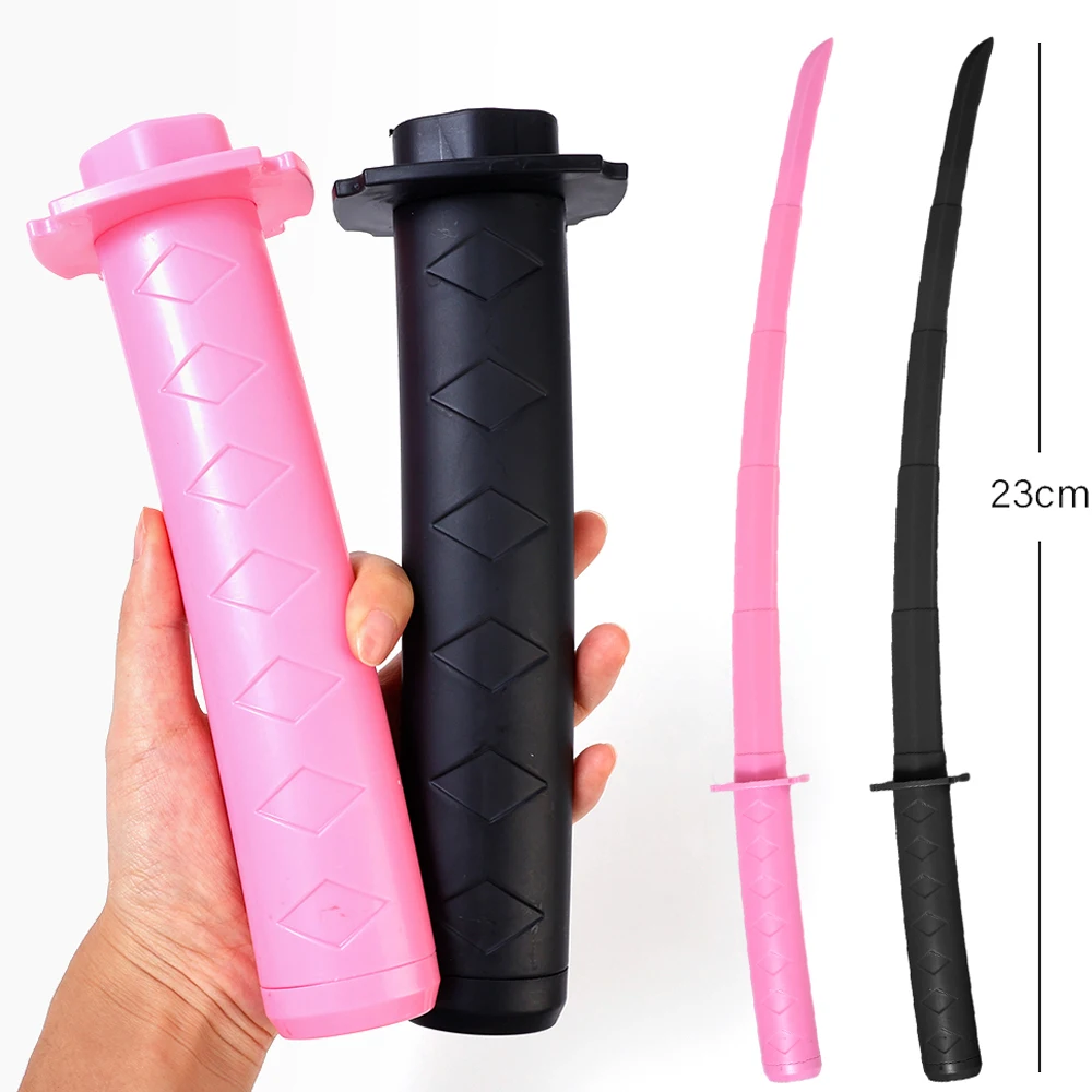 

3D Printed Gravity Retractable Knife Toys Foldable Plastic Simulation Straight Jump Knife Model Toy Children Decompression Gifts