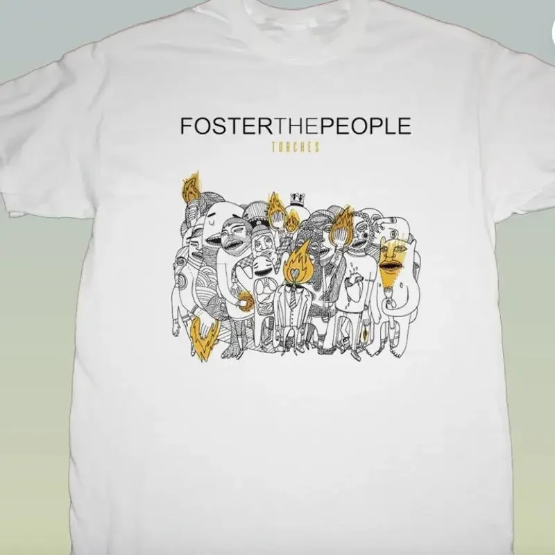 Foster The People Band Torches T shirt White