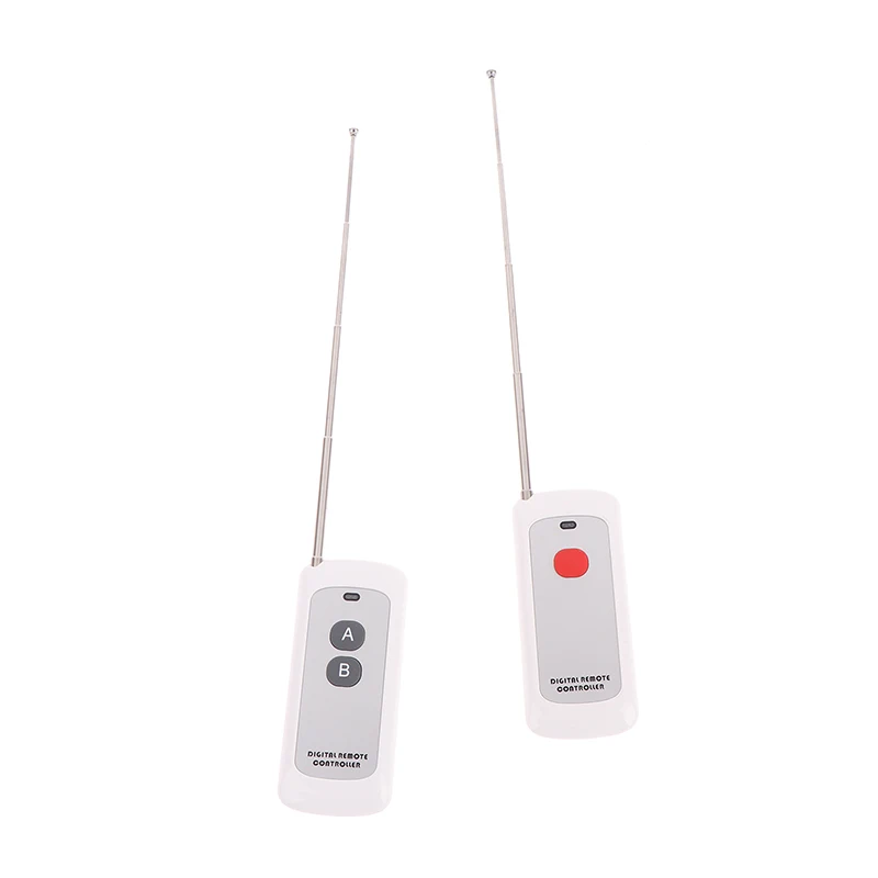 EV1527 433MHZ High-power Remote Controller 1000m 1/2 Button Learn Code Garage Gate Door Opener Remote Control Switch 12V