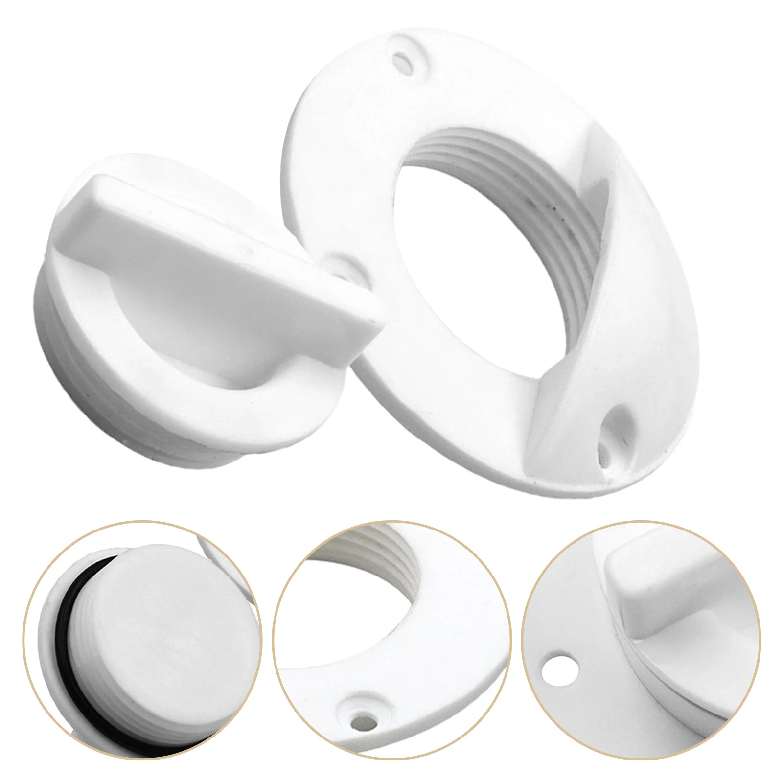 

Boat Scupper Fitting Plastic Marine Grade Drain Valve For Hull Bottom Discharge Water Outfall Yacht Junction Block Accessory