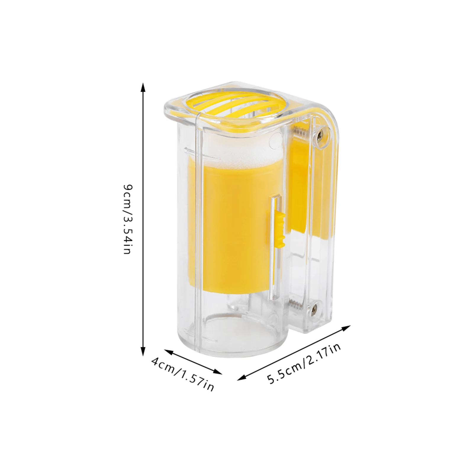 One-handed Queen Bee Catcher Kit, Plastic Queen Bee Marking Tool with Plunger and Bottle for Easy Beekeeping and Management